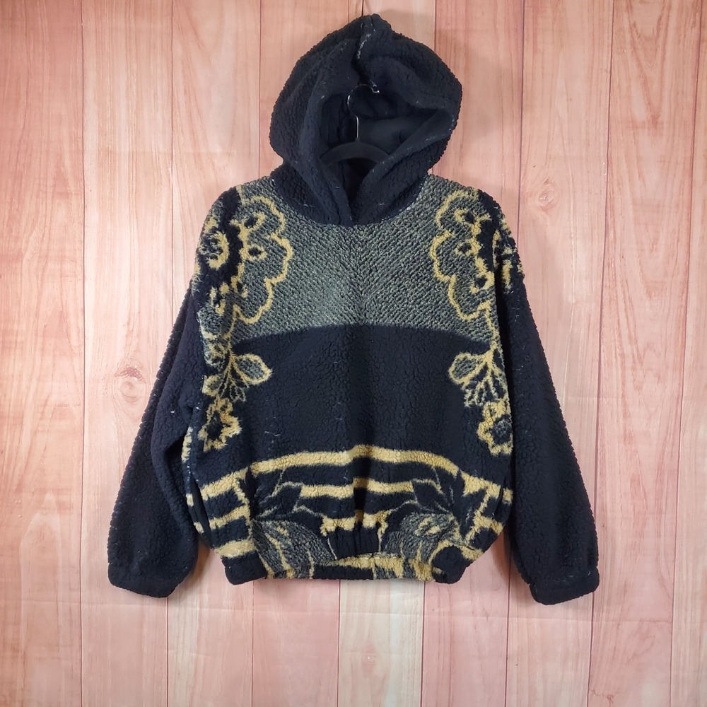 O'Neill Womens Hooded Sweatshirt Sz L‎ Large Kanya High Pile Pullover